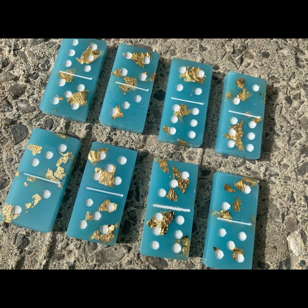 Blue Domino Set (28 Pieces)